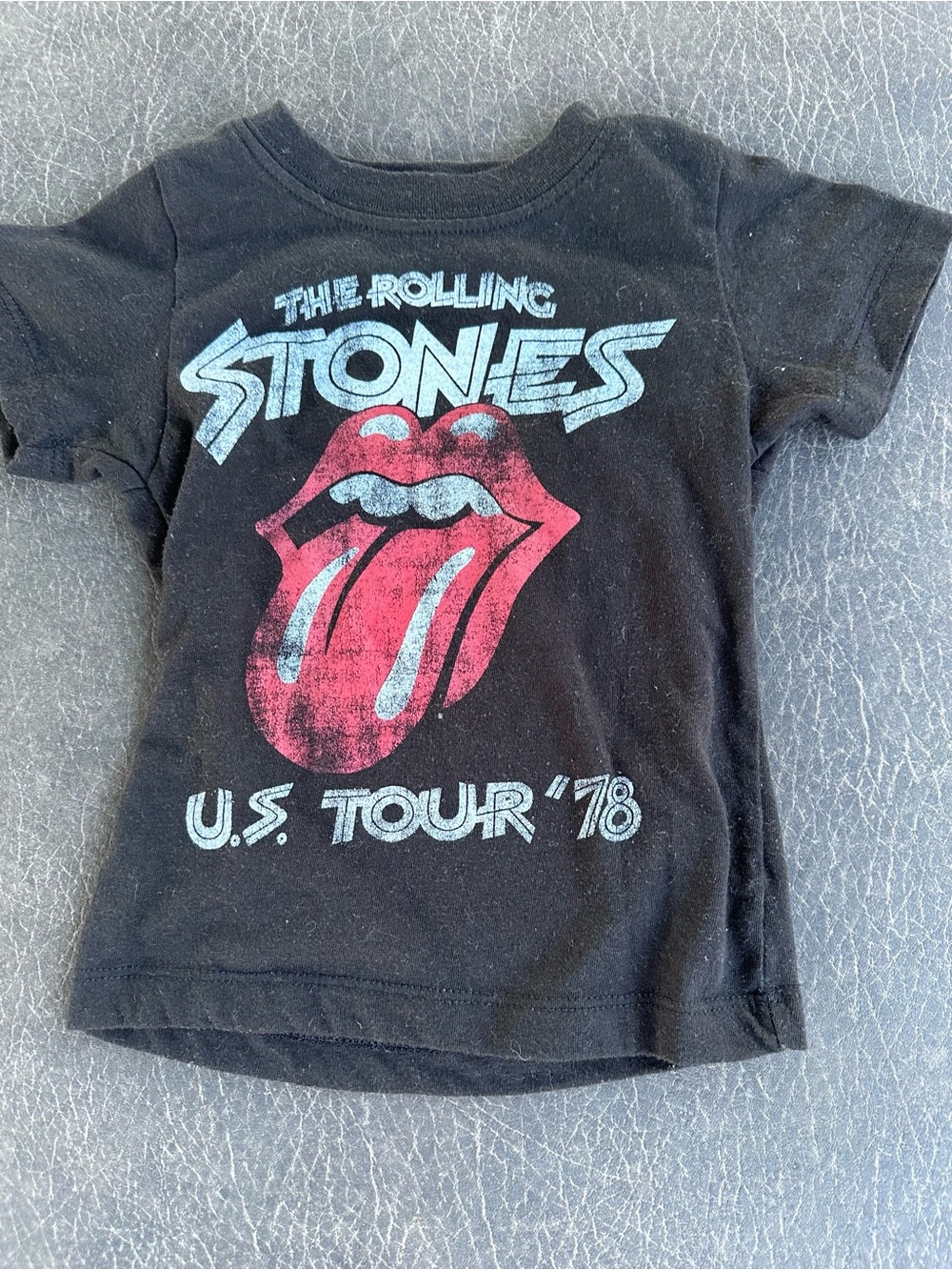 Kids The Rolling Stones Black Graphic Tee - U.S. Tour '78